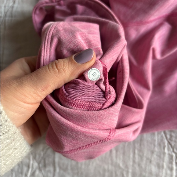 Lululemon Align High-Neck Tank Top in Heathered Pink Blossom Size 10 - Picture 10 of 10